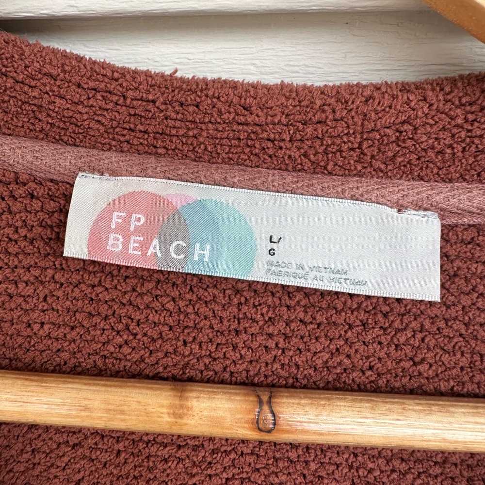 Free People Warm Brown Cardigan - Picture 2 of 6